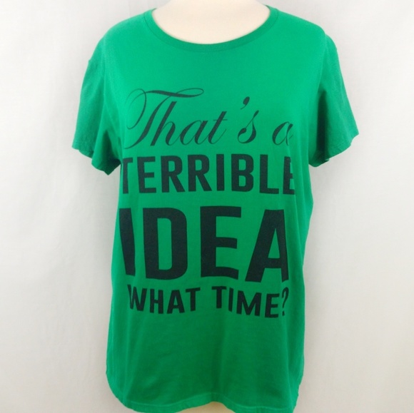 Anvil Tops - Anvil Terrible Idea Graphic Tee sz XL